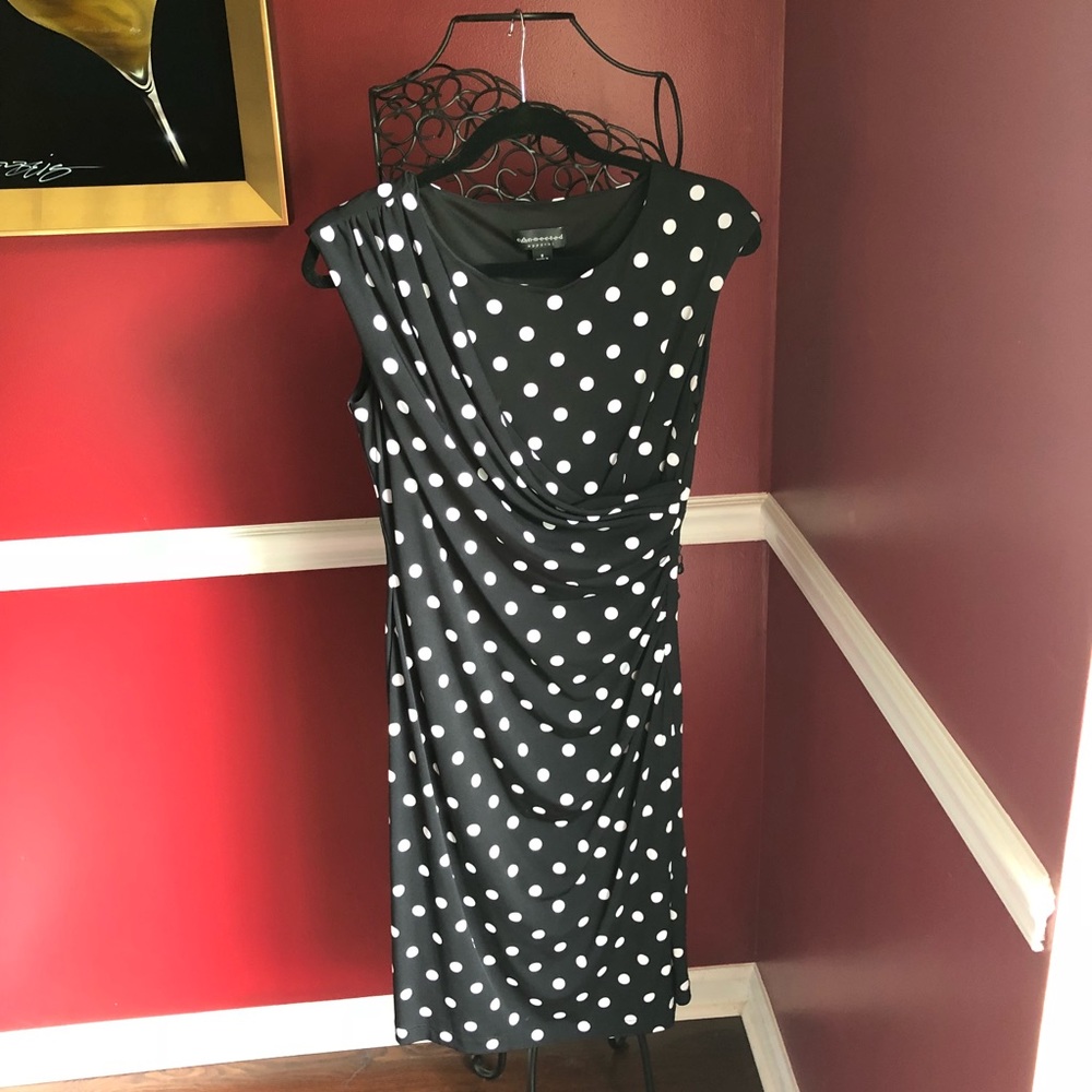 EUC Connected Apparel Polkadot Dress Sz 8